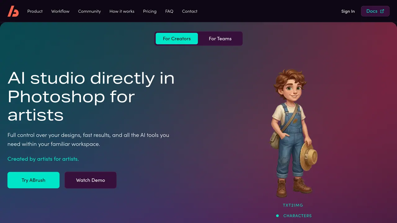 Screenshot of ABrush