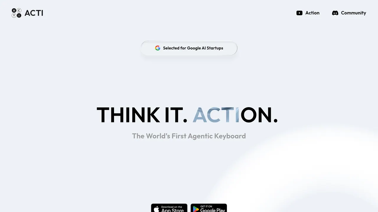 Screenshot of Acti
