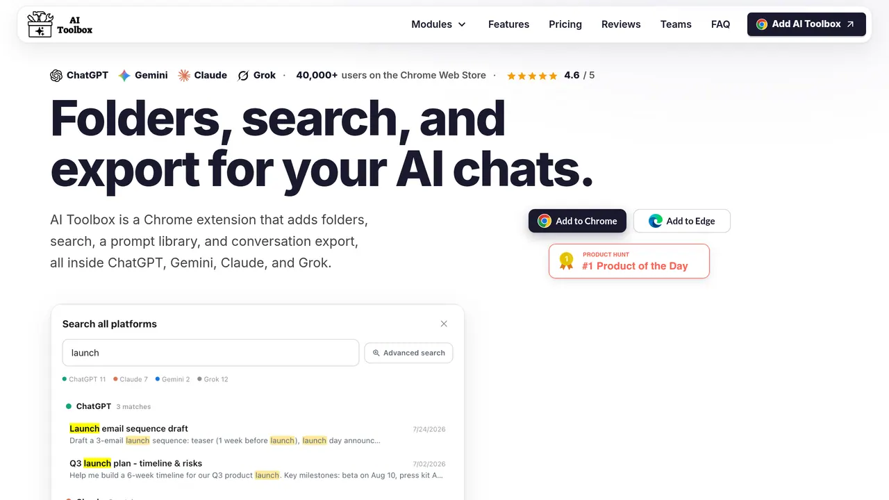Screenshot of AI Toolbox 3.0