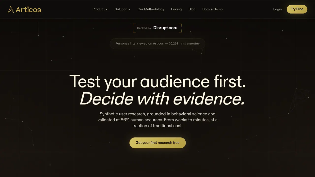 Screenshot of Articos