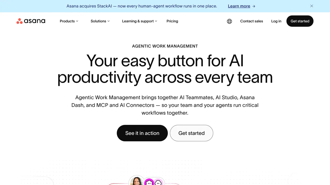 Screenshot of Asana Intelligence
