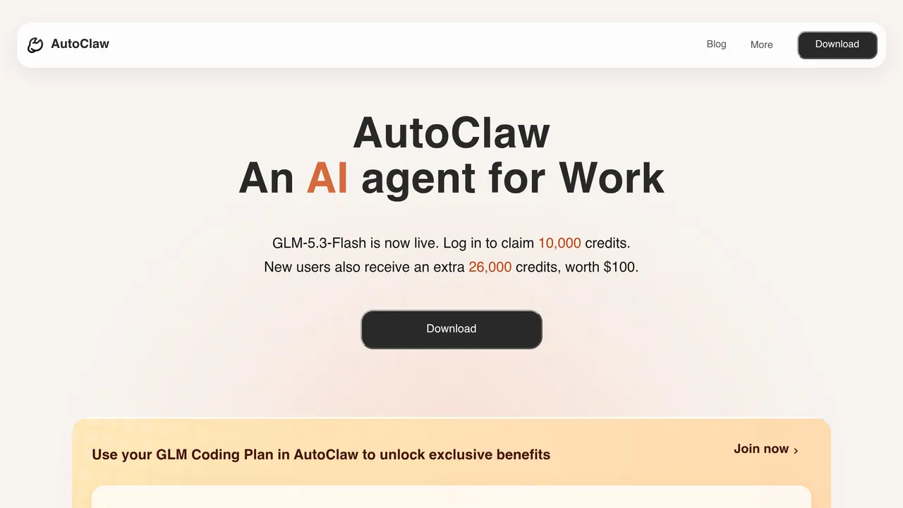 AutoClaw screenshot