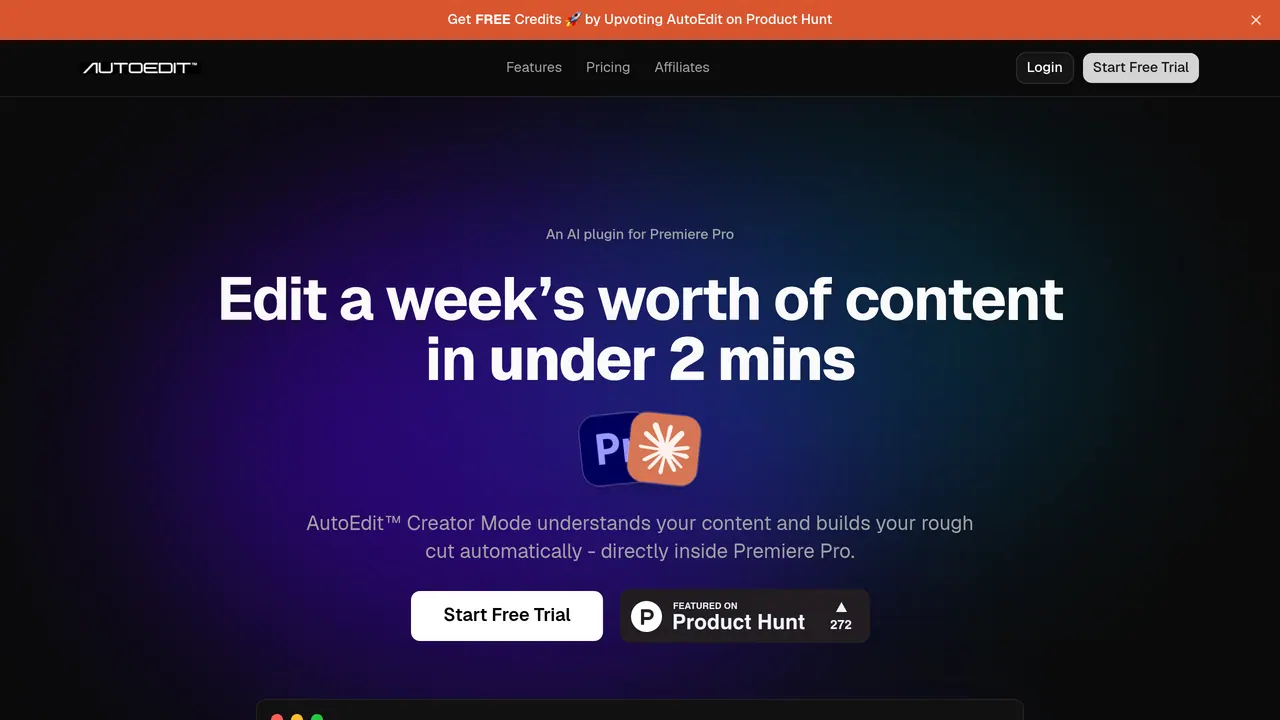 Screenshot of AutoEdit