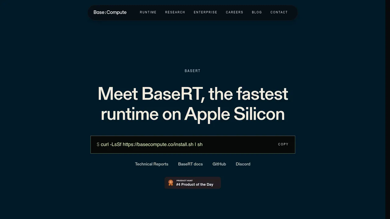 Screenshot of BaseRT