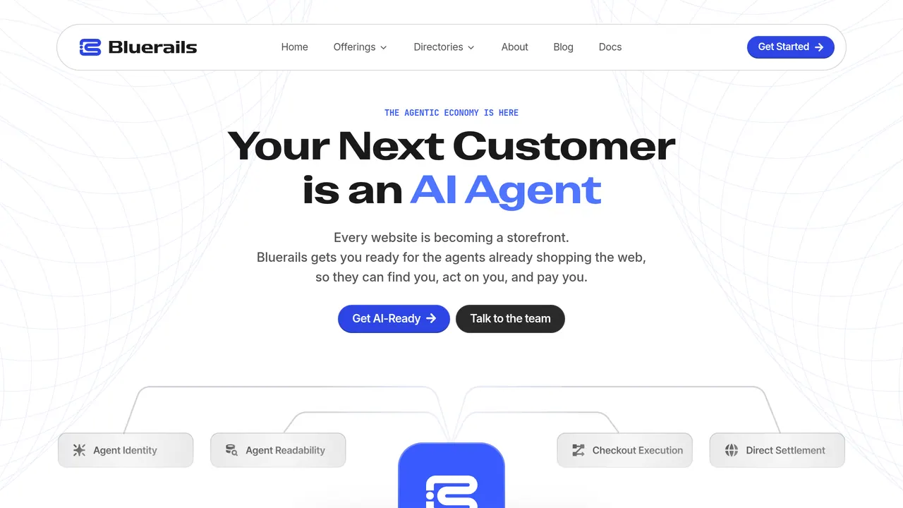 Screenshot of Bluerails Discovery