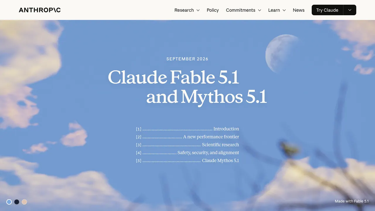 Claude Fable 5.1 screenshot