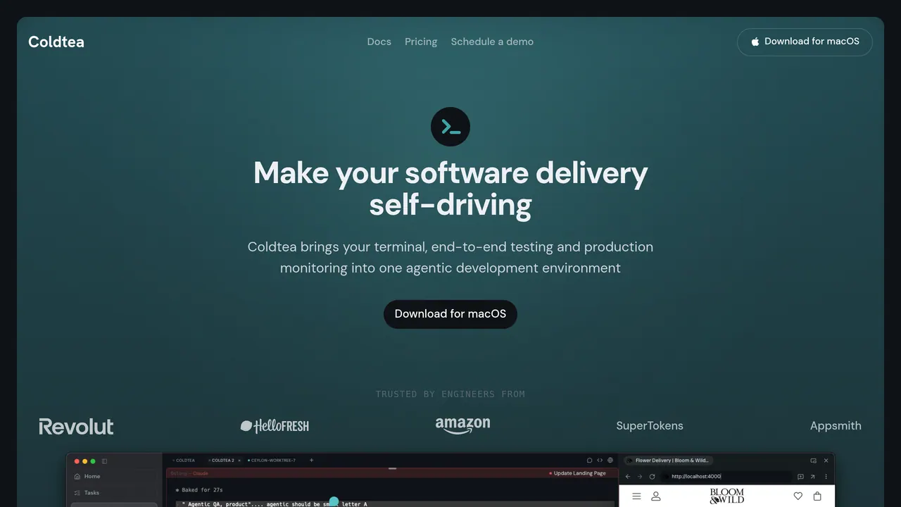 Screenshot of Coldtea.ai