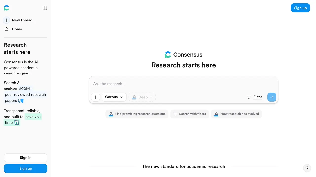 Consensus screenshot