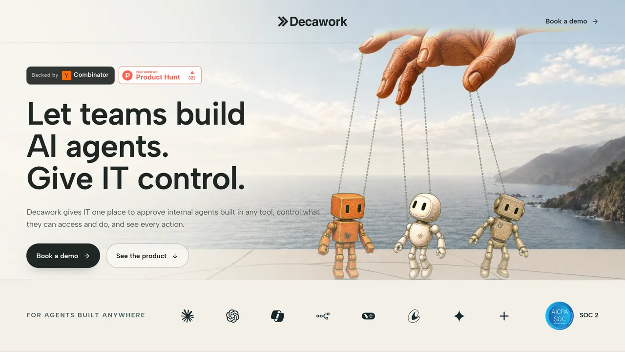 Screenshot of Decawork