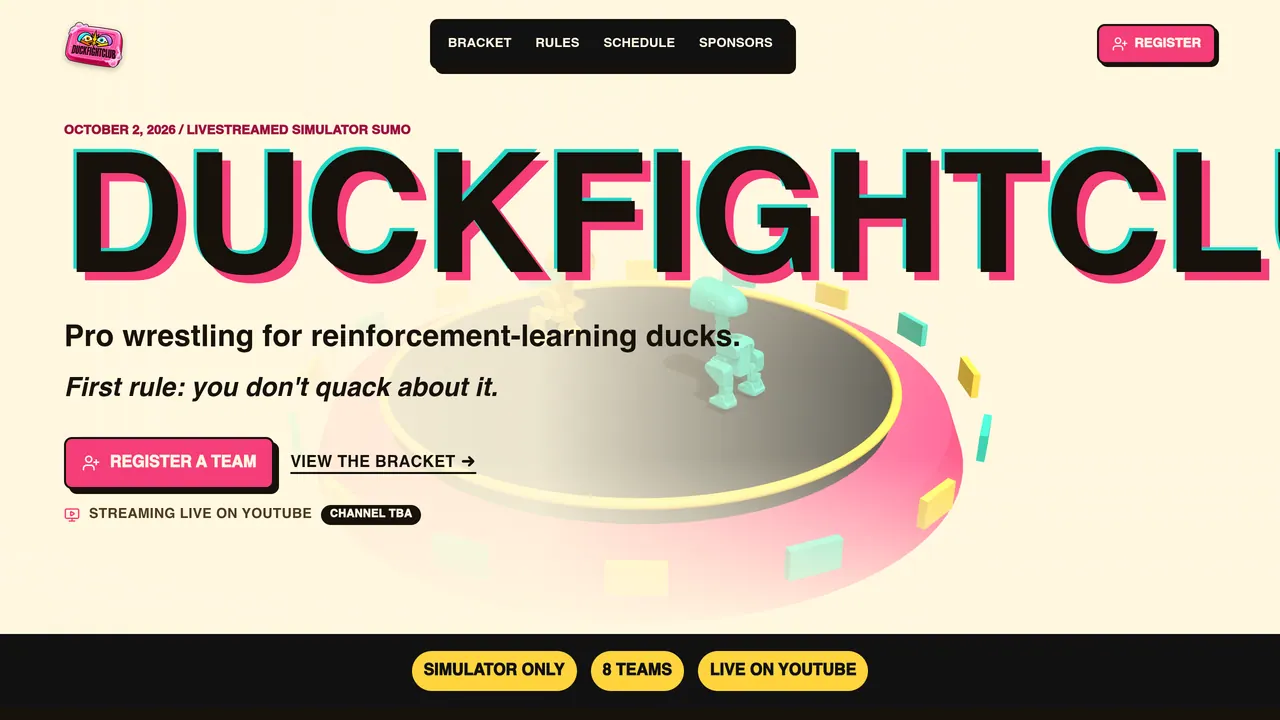 Screenshot of DuckFightClub