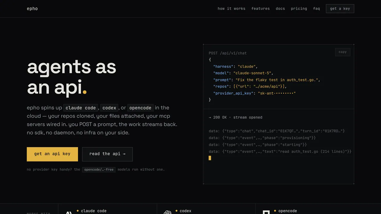 Screenshot of Epho