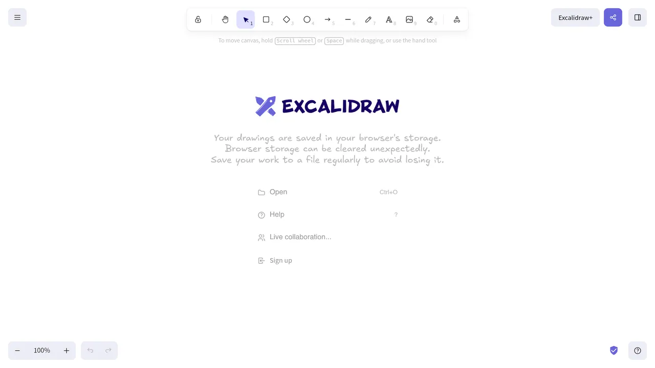 Screenshot of Excalidraw AI