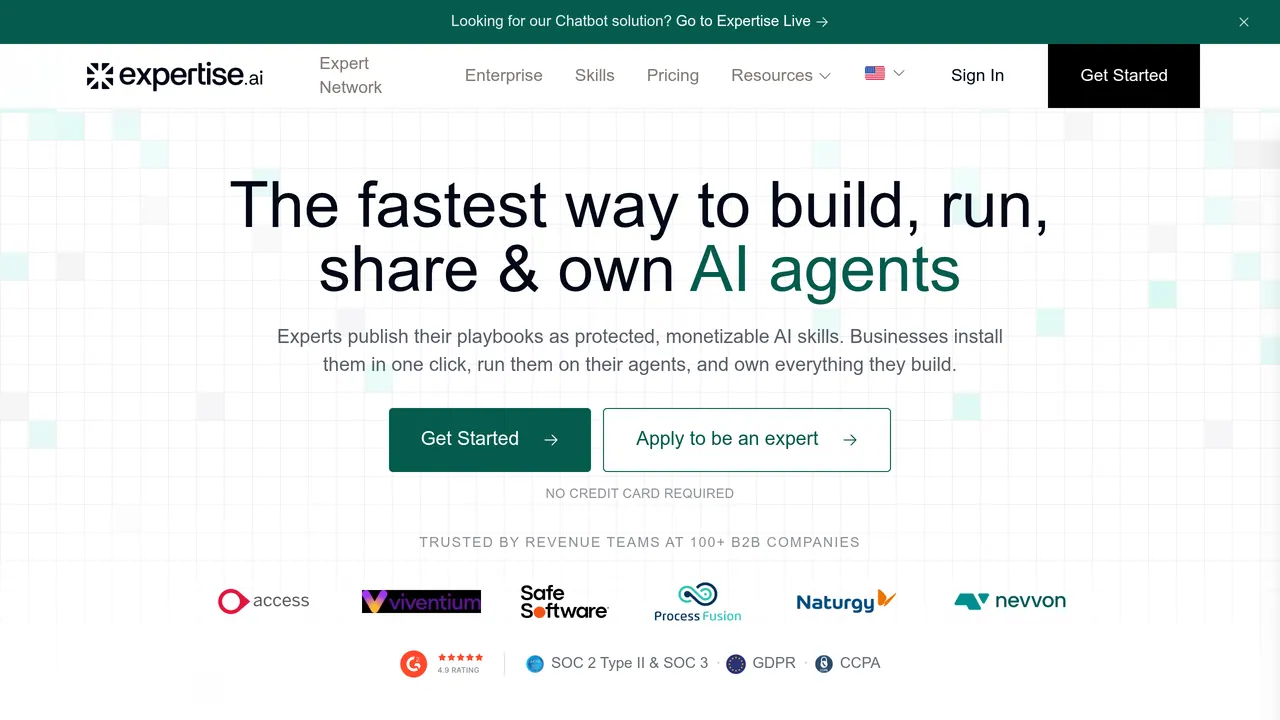 Screenshot of Expertise AI
