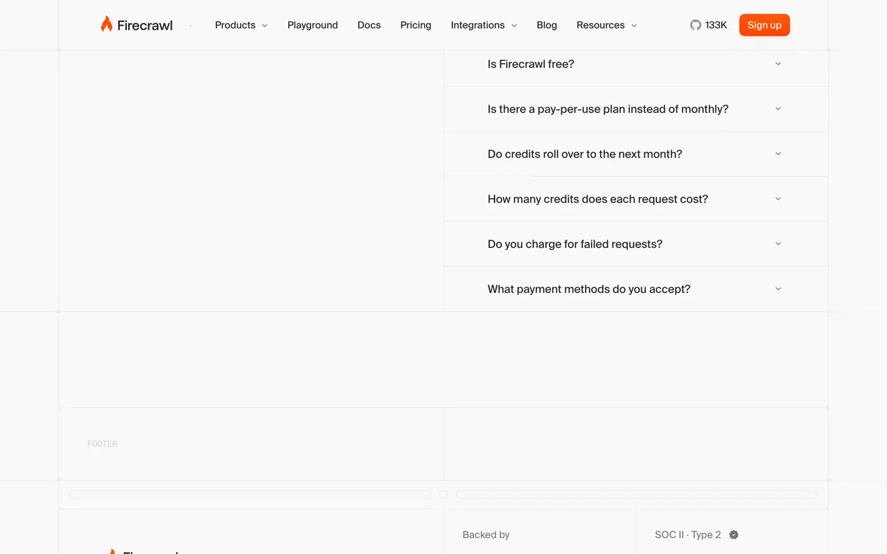 Screenshot of Firecrawl
