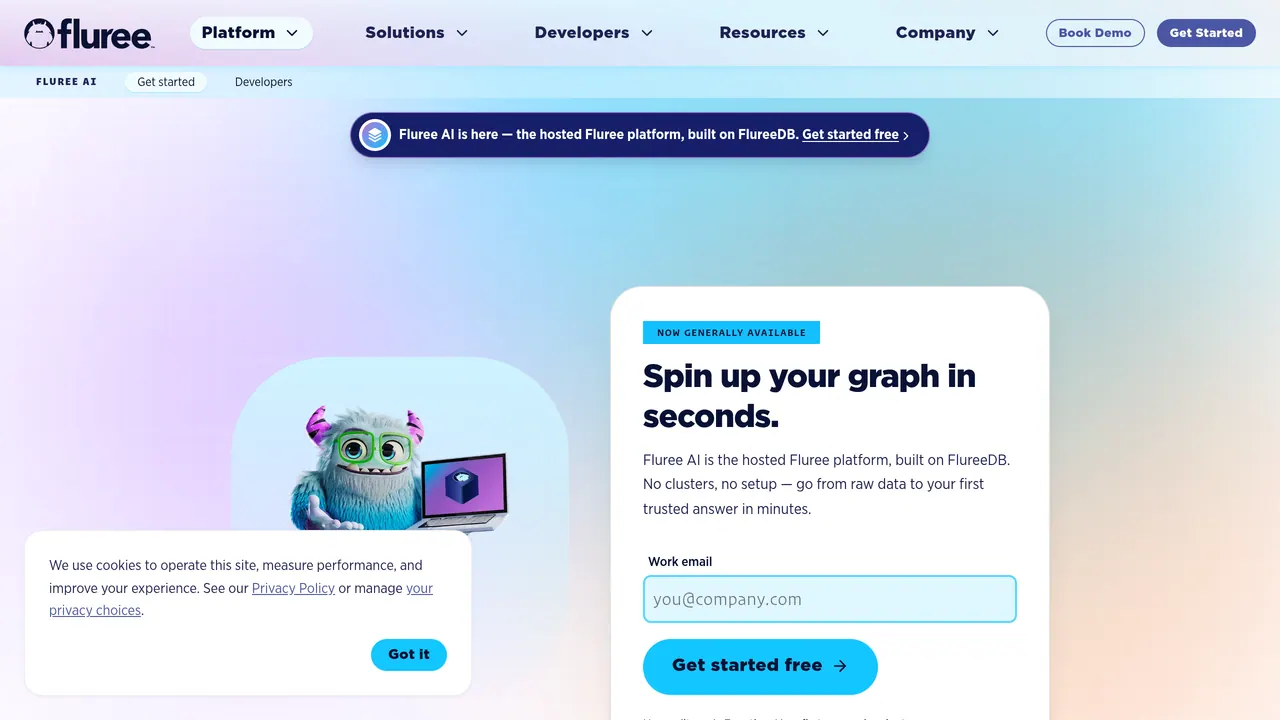 Screenshot of Fluree AI