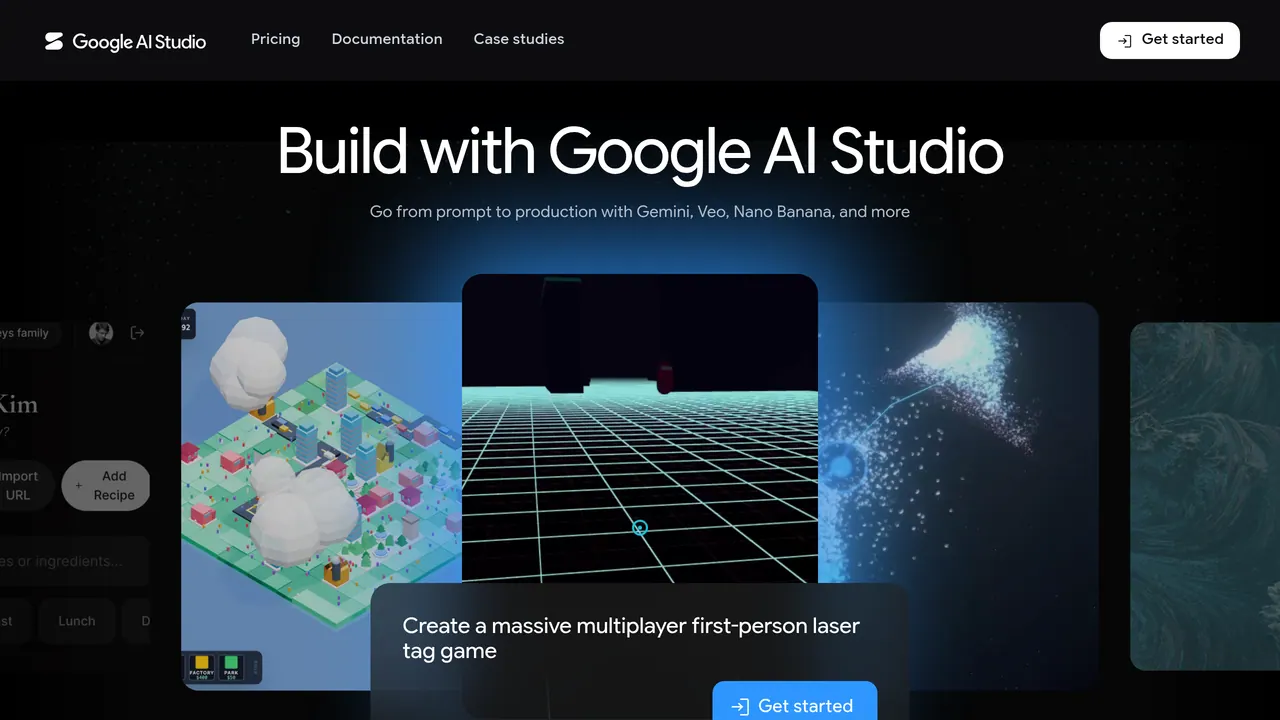 Screenshot of Google AI Studio
