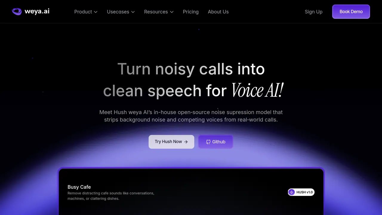 Screenshot of Hush