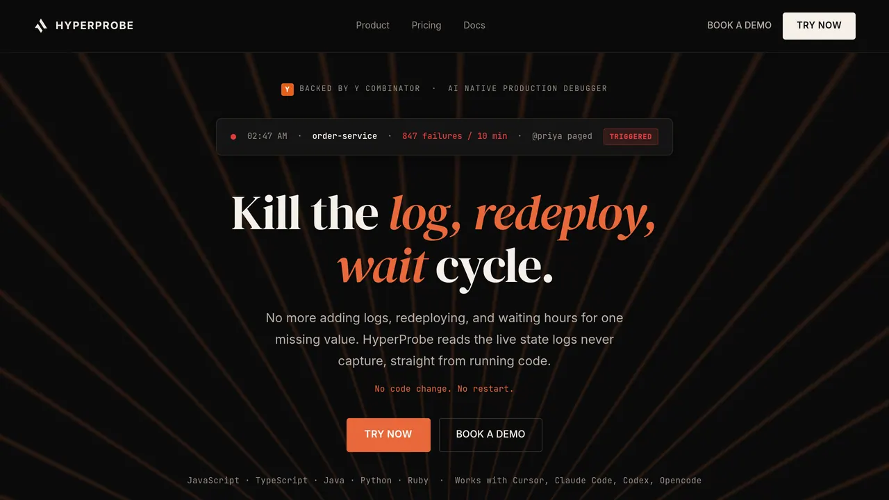 Screenshot of Hyperprobe