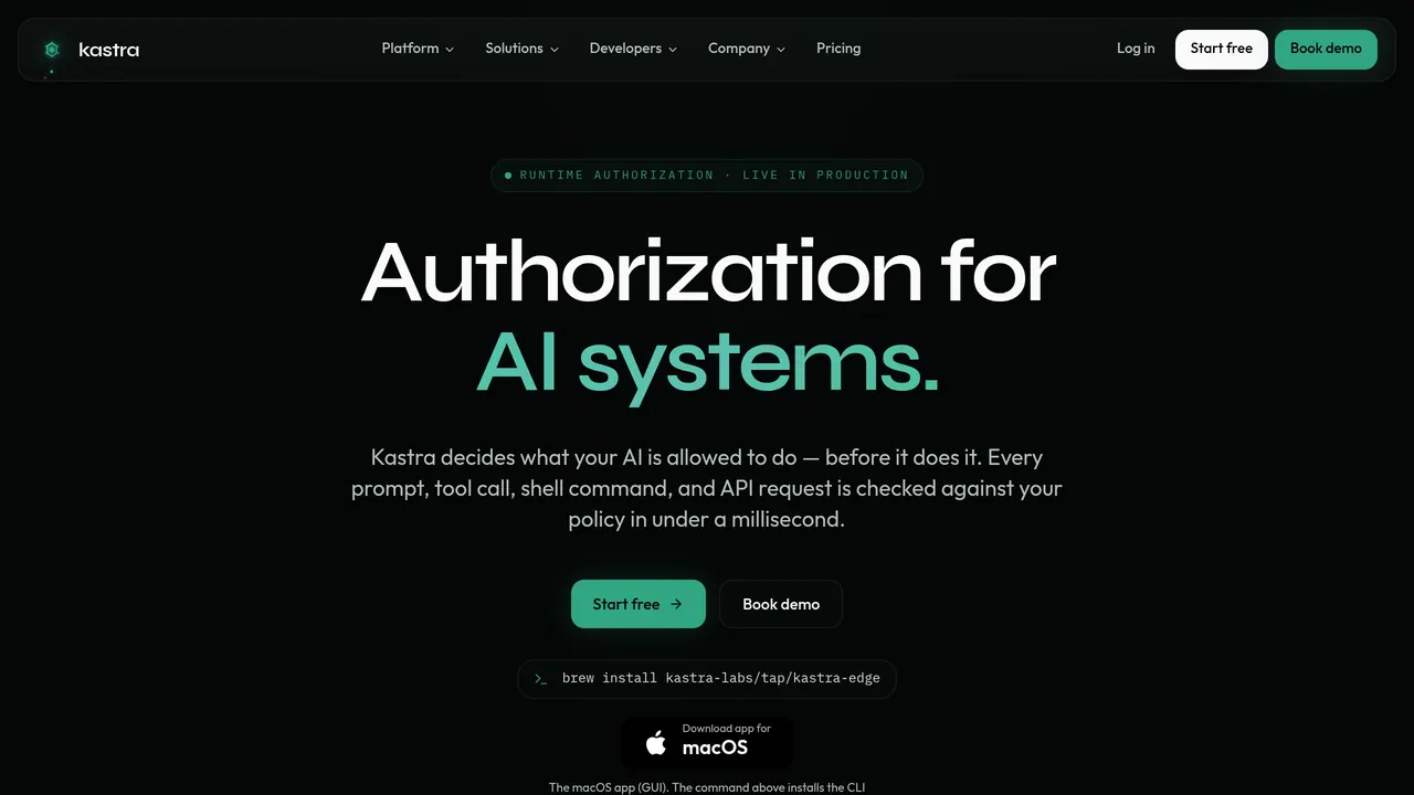 Screenshot of Kastra
