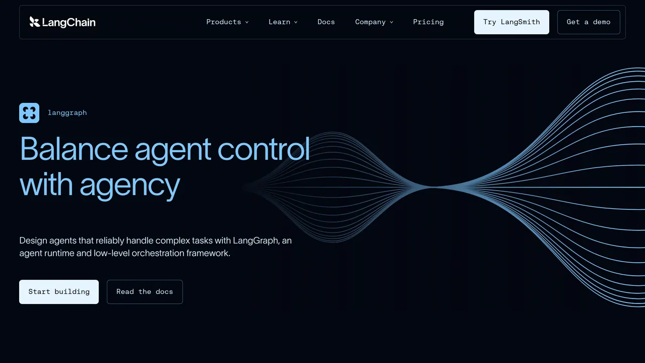 Screenshot of LangGraph