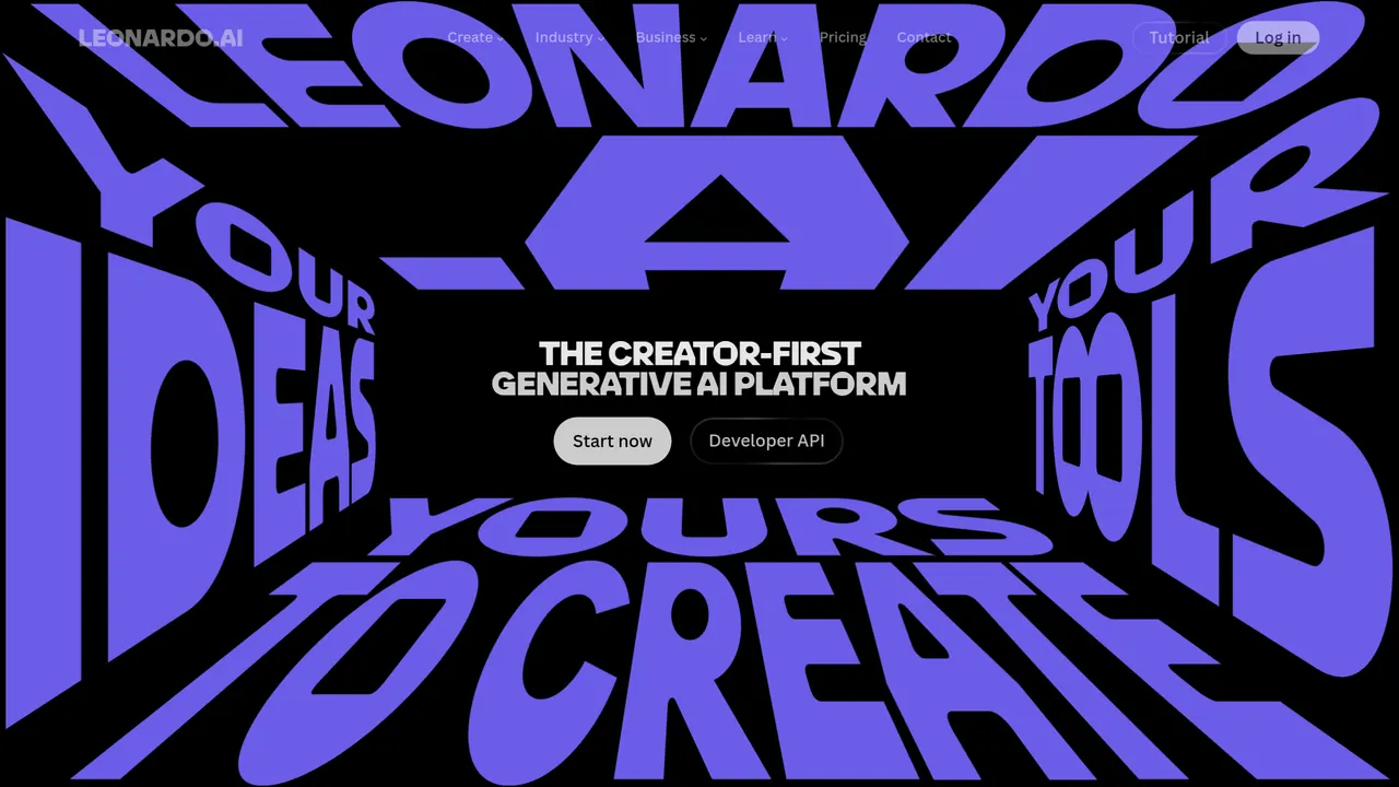 Screenshot of Leonardo.AI