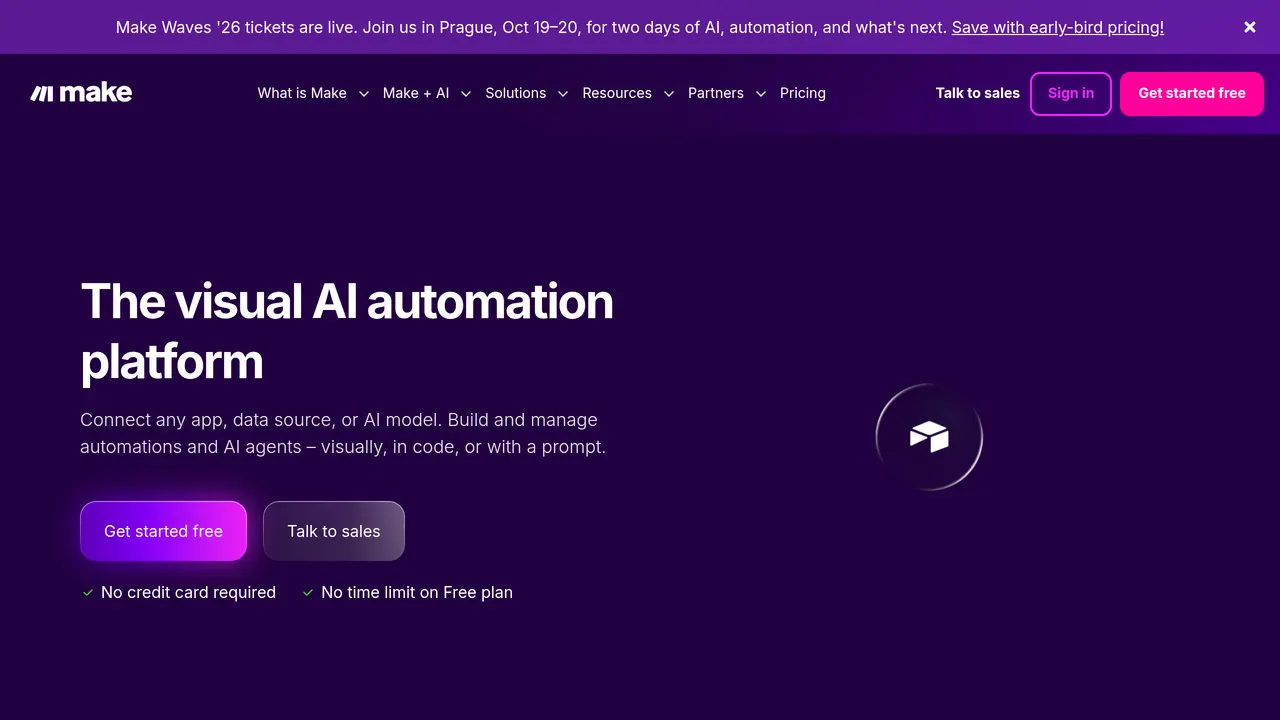 Screenshot of Make