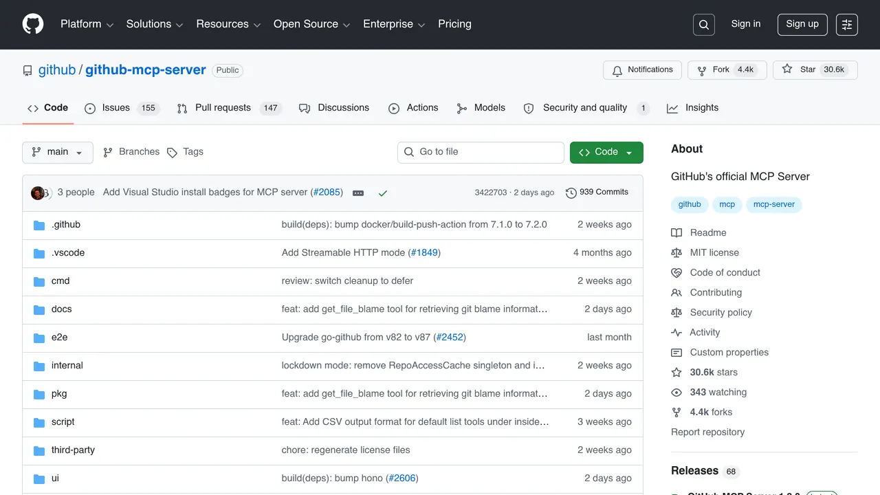 GitHub MCP Server screenshot