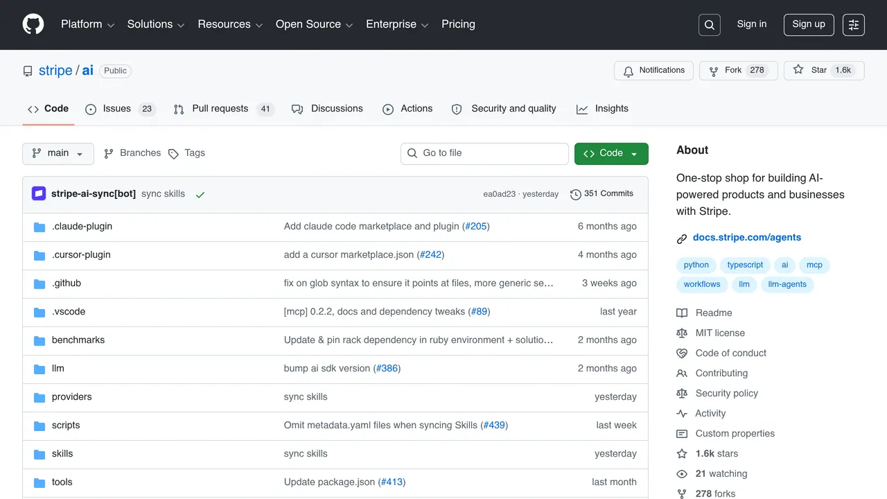 Screenshot of Stripe MCP Server