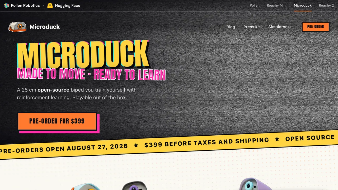 Screenshot of Microduck