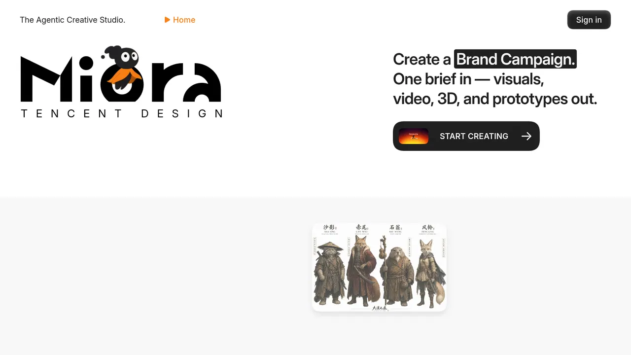 Miora screenshot