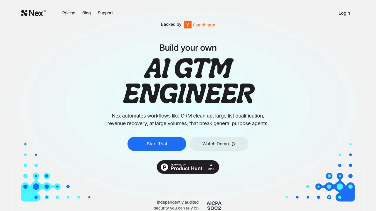 Screenshot of Nex