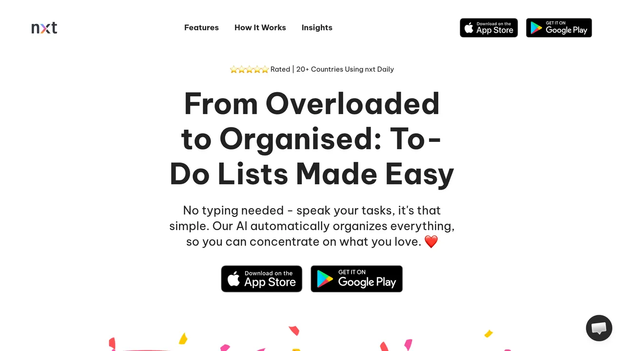 Screenshot of nxt
