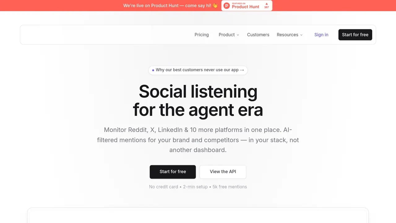 Screenshot of Octolens