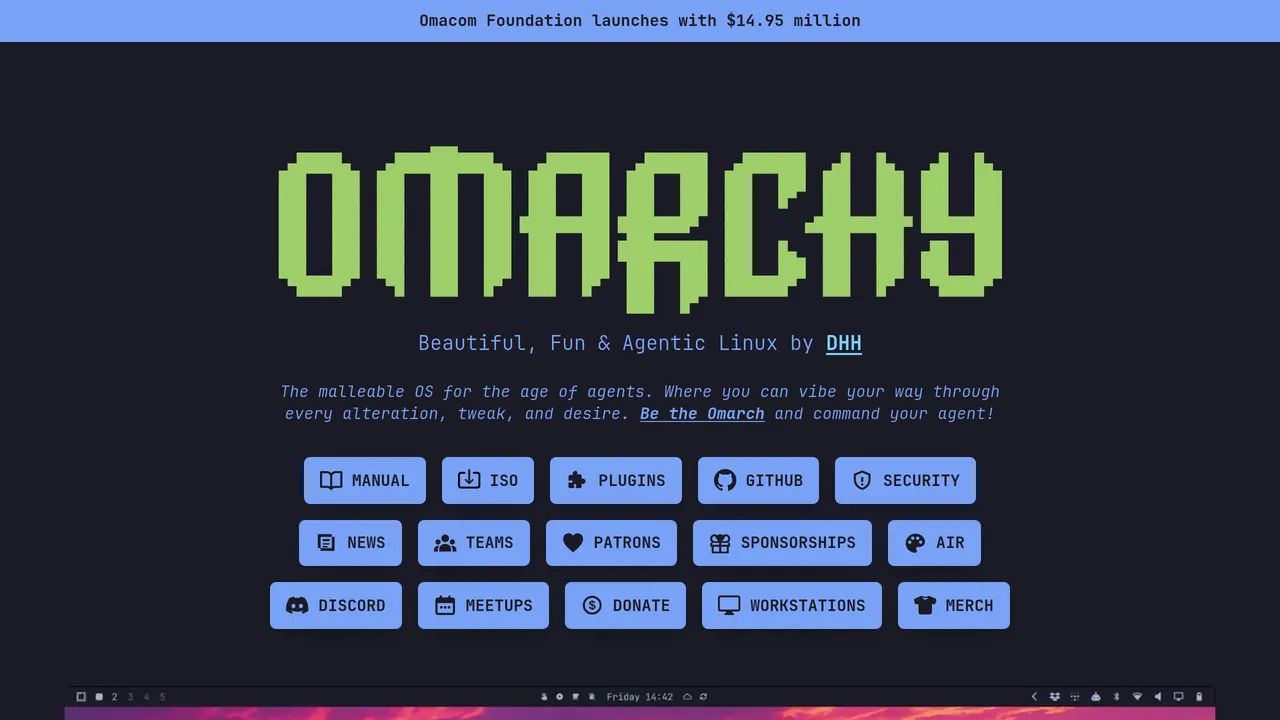 Screenshot of Omarchy
