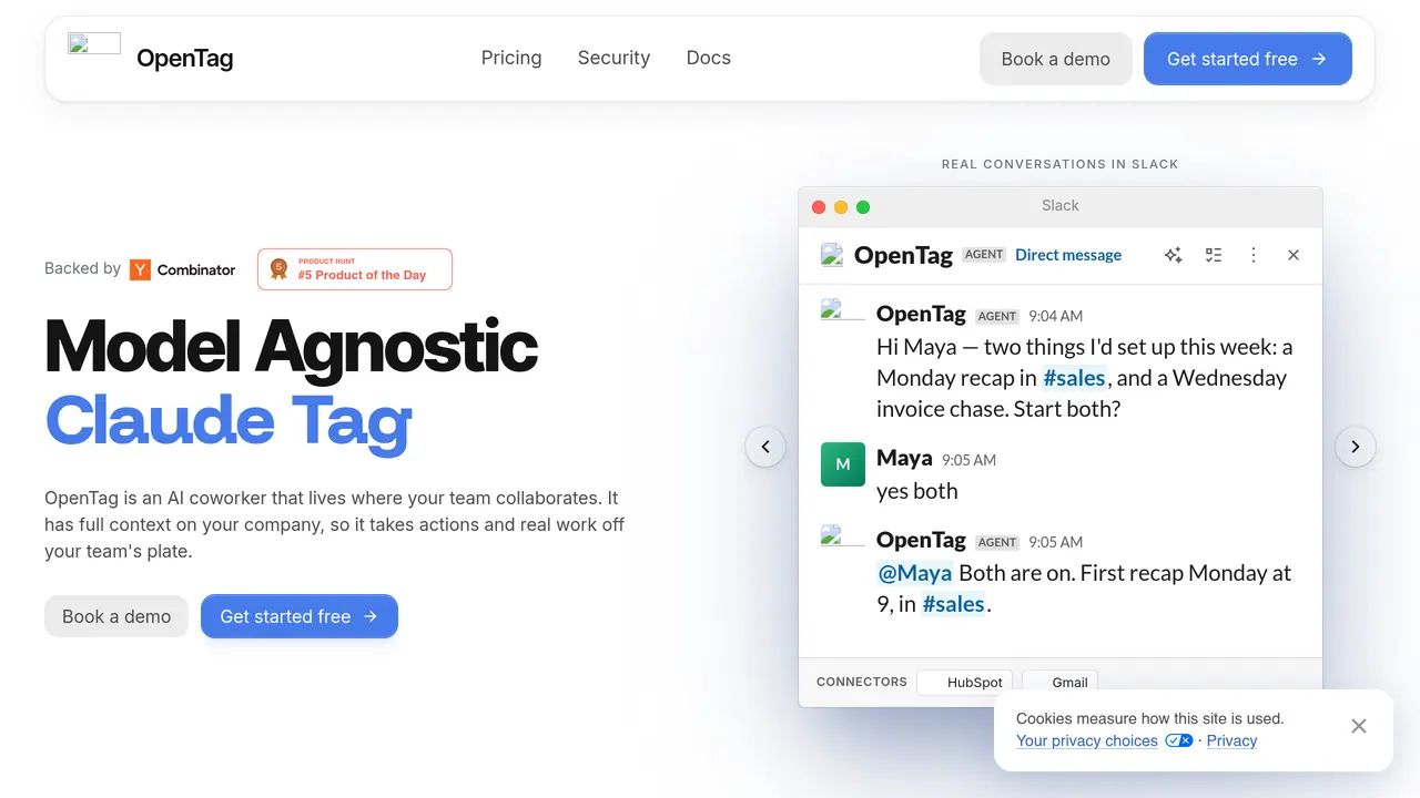 Screenshot of OpenTag