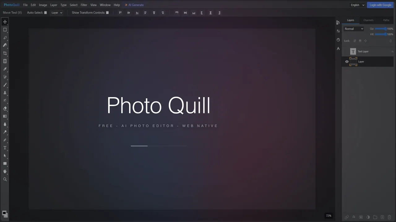 Screenshot of PhotoQuill