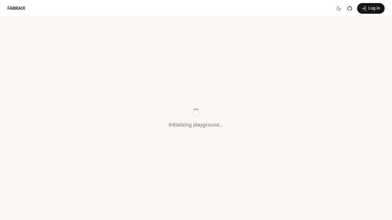 Screenshot of Playground