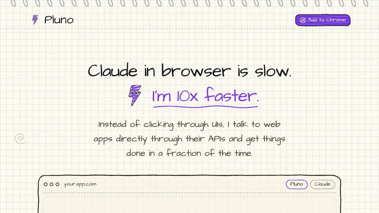 Screenshot of Pluno
