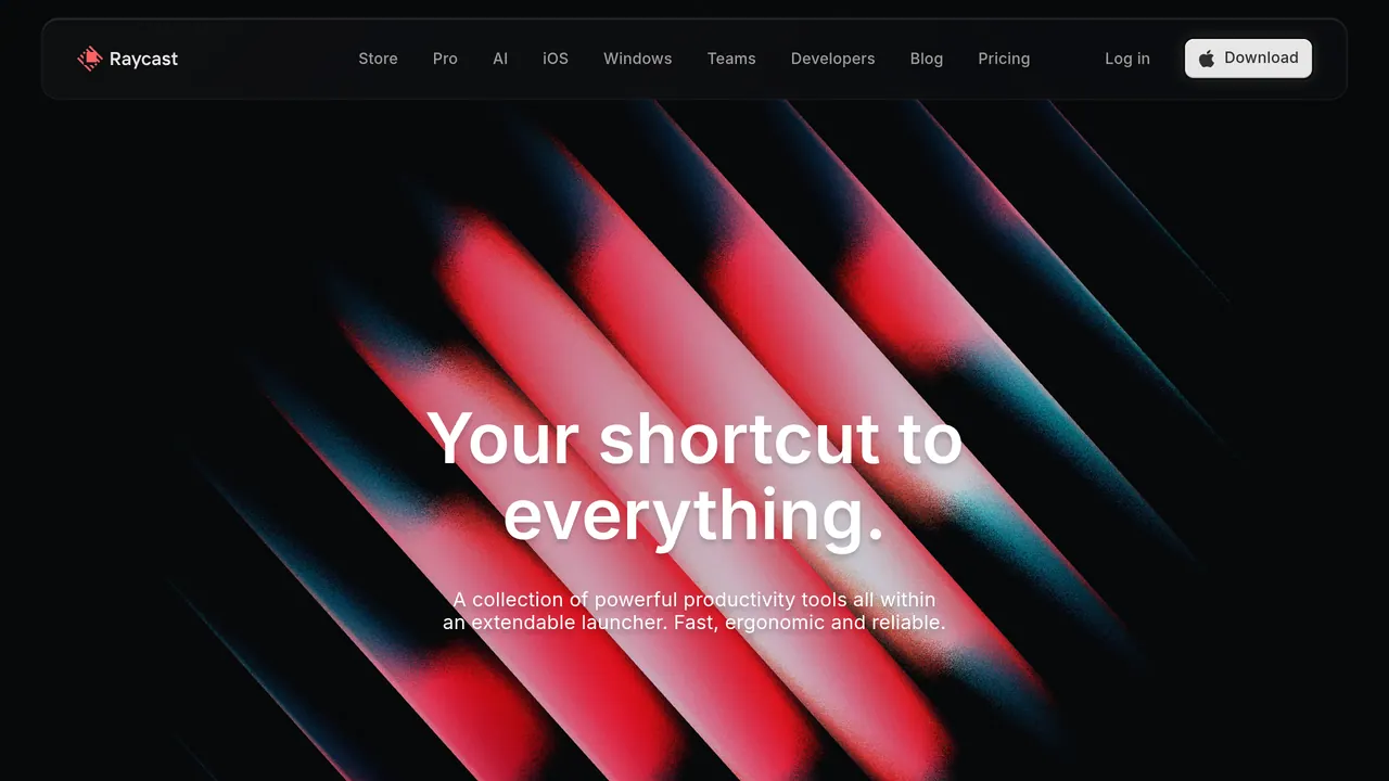 Screenshot of Raycast