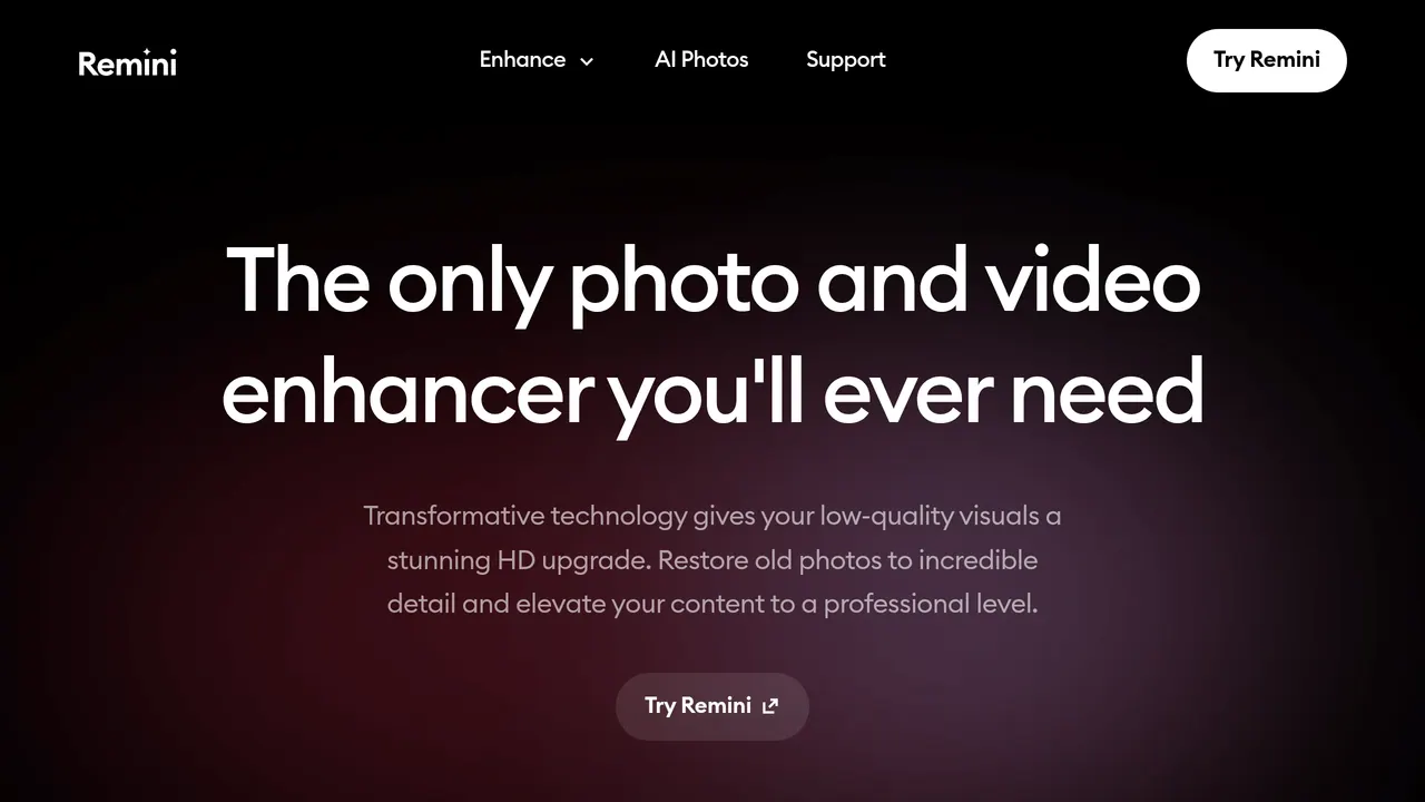 Remini screenshot