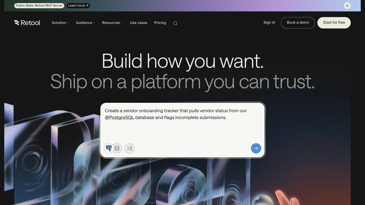 Retool screenshot
