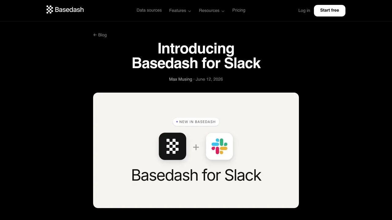 Screenshot of Slack Data Agent