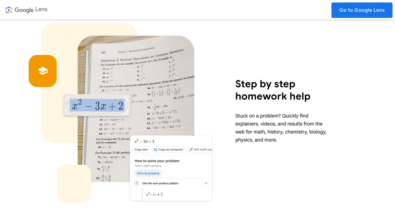 Screenshot of Socratic