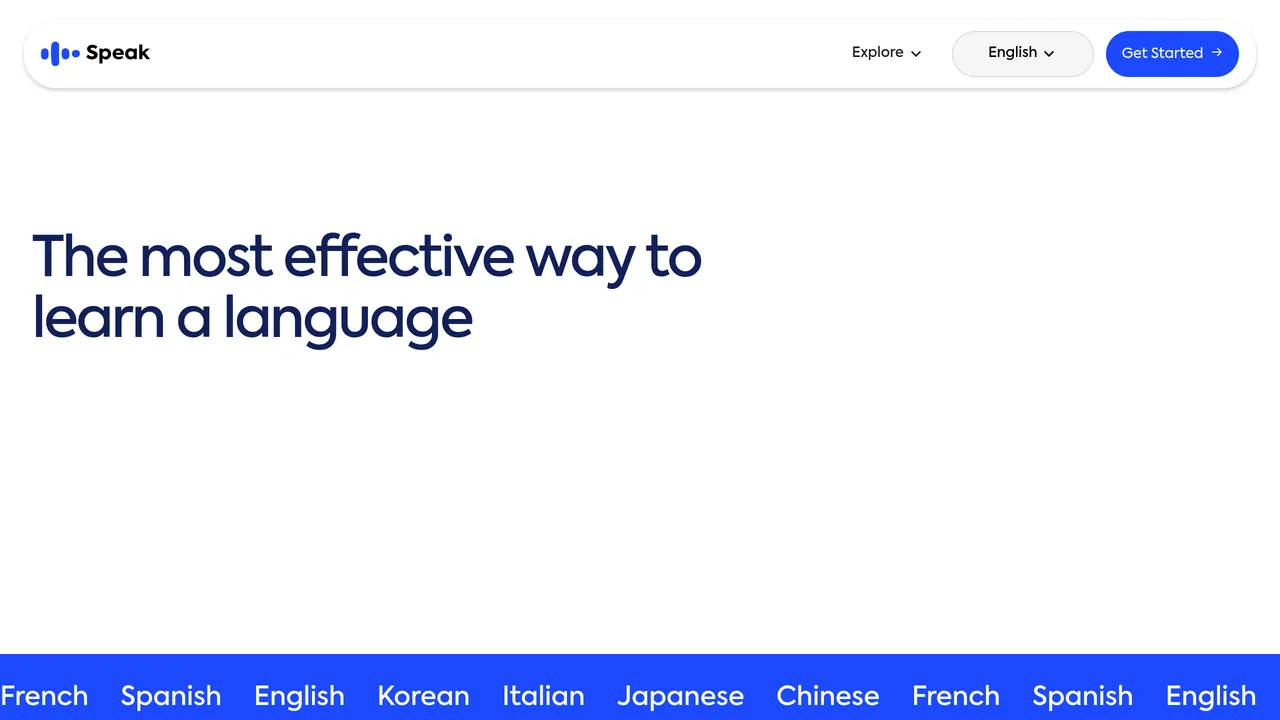 Speak screenshot