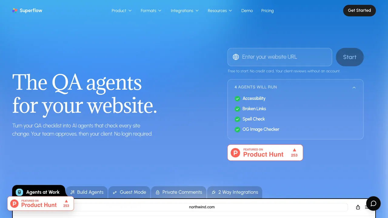Screenshot of Superflow AI