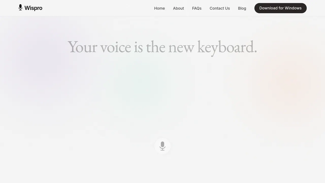 Screenshot of Wispro