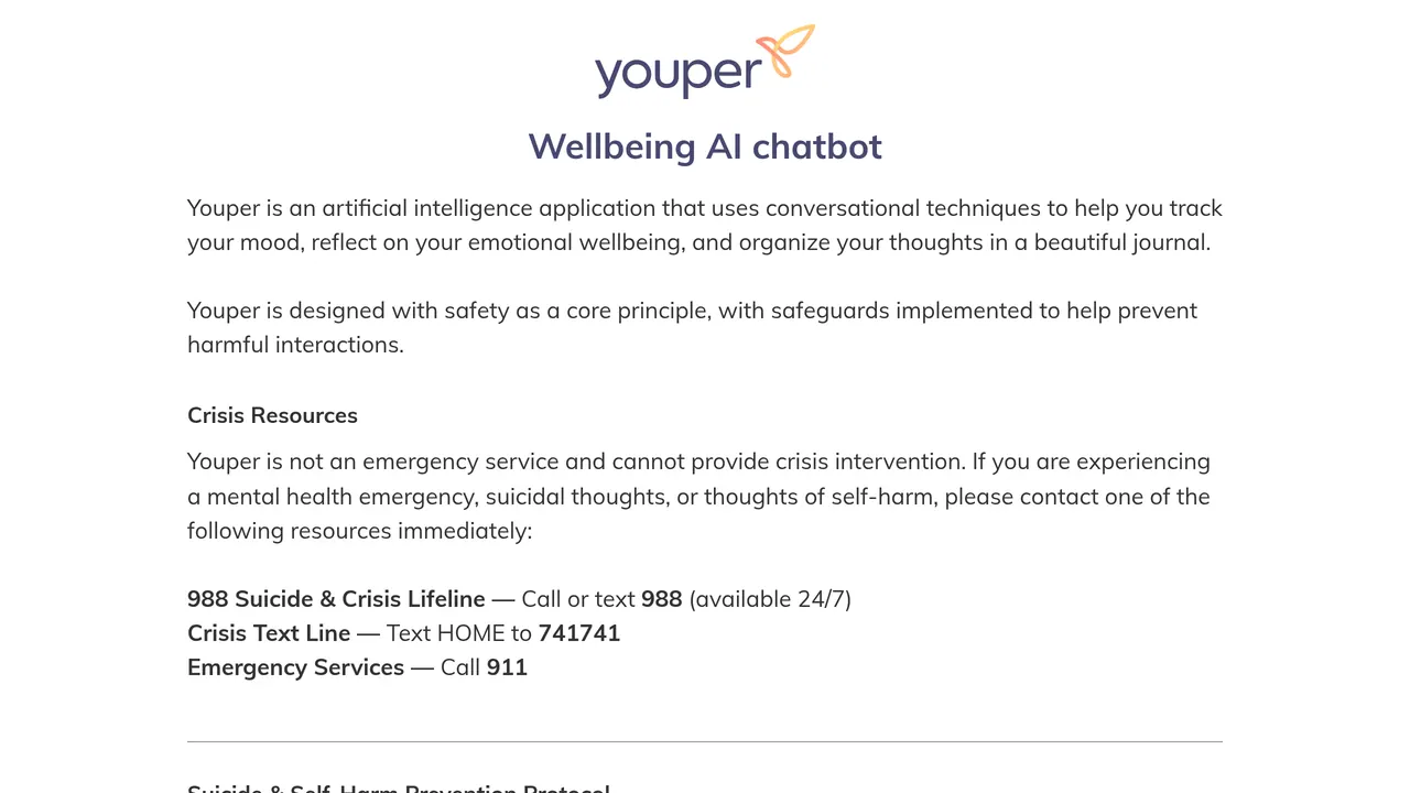 Youper screenshot