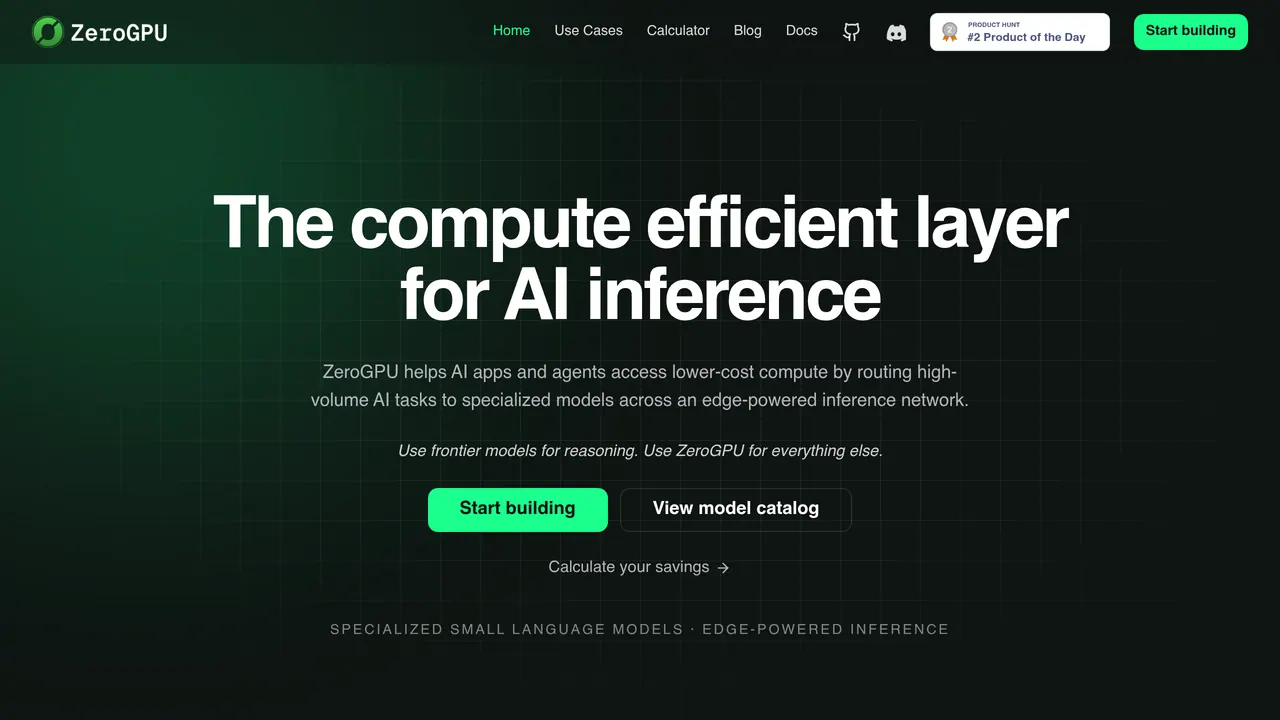 Screenshot of ZeroGPU